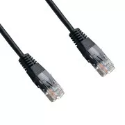 DATACOM povezovalni kabel UTP cat5e 0,25M črn