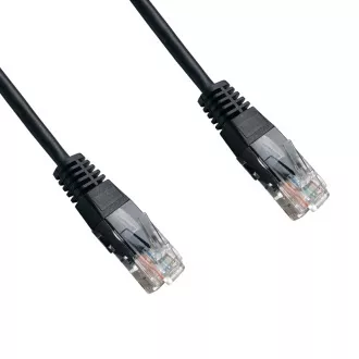 DATACOM povezovalni kabel UTP cat5e 0,25M črn DATACOM povezovalni kabel UTP cat5e 0,25M črn