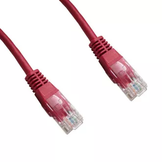 DATACOM povezovalni kabel UTP cat5e 0,5M rdeč