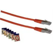 Povezovalni kabel FTP cat5e 3M oranžne barve