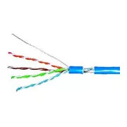 Kabel F/UTP Cat.5e 4x2xAWG24, LS0H ovojnica modra, škatla 305m