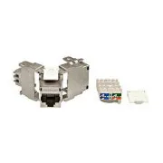 Keystone modul RJ45, zaščiten, 10 Gb, razred Ea, 4PPoE