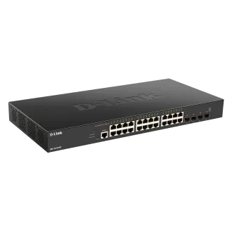 D-Link DXS-1210-28T 24 x 10G Base-T vrata   4 x 10G/25G SFP28 vrata Pametno upravljano stikalo