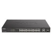 D-Link DGS-1100-26MPV2/E26-Port PoE  Gigabit Smart Man. Switch, 370W