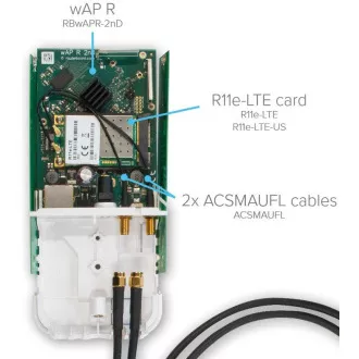 MikroTik Pigtail ACSMAUFL 15cm, U.FL - SMA Female