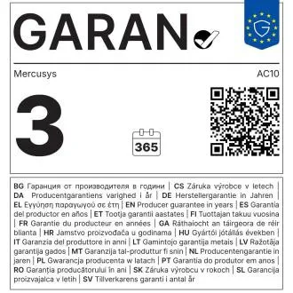 Mercusys AC10 AC1200 usmerjevalnik, 2xLAN, 1xWAN, 4x fiksna antena