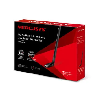 Mercusys MU6H 650Mbps brezžični odjemalec USB 2.0, močna zunanja antena Mercusys MU6H 650Mbps brezžični odjemalec USB 2.0, močna zunanja antena