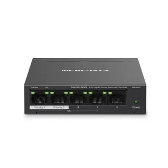 Mercusys MS105GP 5xGb destop stikalo 4xPoE Mercusys MS105GP 5xGb destop stikalo 4xPoE