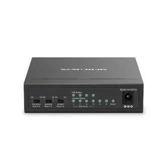 Mercusys MS106LP namizni stikalo s 6 FE-vtičnicami in 4 PoE  vtičnicami