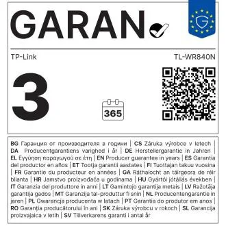 TP- Link TL-WR840N 300Mb/s brezžični usmerjevalnik N/AP/razširjevalnik/WISP,5x10/100 RJ45