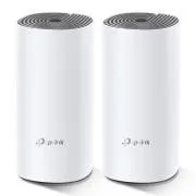 TP-Link AC1200 Celodomski brezžični omrežni sistem WiFi Deco E4 (2 paketa), 2x10/100 RJ45