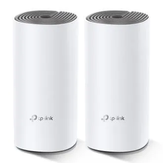 TP-Link AC1200 Celodomski brezžični omrežni sistem WiFi Deco E4 (2 paketa), 2x10/100 RJ45
