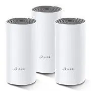 TP-Link AC1200 Celodomski brezžični omrežni sistem WiFi Deco E4 (3 pakiranja), 2x10/100 RJ45