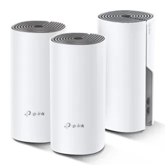 TP-Link AC1200 Celodomski brezžični omrežni sistem WiFi Deco E4 (3 pakiranja), 2x10/100 RJ45 - Rabljeno
