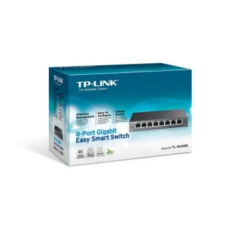 TP-Link TL-SG108E 8x Gb Easy Smart Switch brez ventilatorja