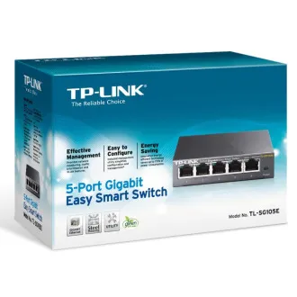 TP-Link TL-SG105E 5-portno gigabitno stikalo Easy Smart TP-Link TL-SG105E 5-portno gigabitno stikalo Easy Smart