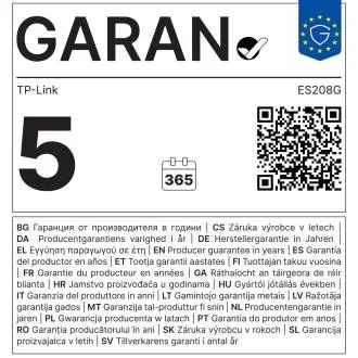 TP-Link ES208G 8xGb Easy Man.switch Omada TP-Link ES208G 8xGb Easy Man.switch Omada