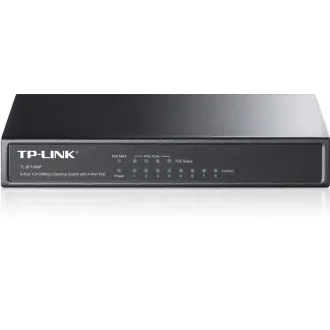 TP-Link TL-SF1008P 8x10/100 (4xPOE) 66W namizno kovinsko stikalo za videonadzor