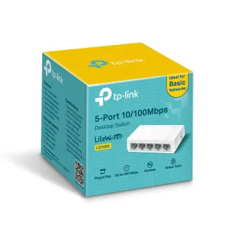 TP-Link LS1005 5x 10/100 namizno stikalo brez ventilatorja