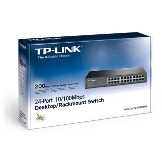 TP-Link TL-SF1024D stikalo z 24 priključki 10/100 Mbps TP-Link TL-SF1024D stikalo z 24 priključki 10/100 Mbps