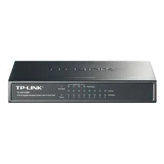 TP-Link TL-SG1008P 8xGB (4xPOE) 64W Namizno stikalo brez ventilatorja