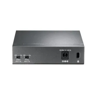 TP-Link TL-SF1005P 5x10/100 (4xPOE) 67 W namizni jekleni stikalo za CCTV