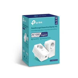 TP-Link TL-PA7017P KIT AV1000 Gb Pass-through Powerline Kit (2 kosa)