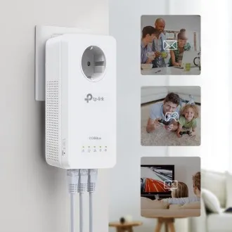 TP-Link TL-WPA8631P KIT AV1300 Gb prehodni AC1200 Powerline WiFi komplet (2 kos)