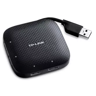 TP-Link 4-vratno vozlišče USB 3.0, adapter za napajanje ni potreben