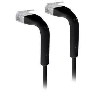 Ubiquiti Ethernetni povezovalni kabel, 0,22 m, Cat6, črn