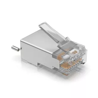 Ubiquiti UISP-Connector-SHD - STP RJ45 konektor, Cat5, 8p8c, žica, pozlačena, AWG24 (100 kosov)