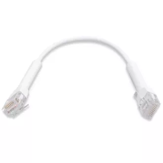 Ubiquiti U-Cable-PATCH-RJ45,Eth povezovalni kabel, 0,1 m (0,22 m s priključki), Cat6, bela