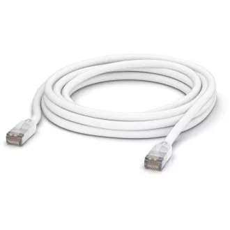 Ubiquiti UACC-Cable-Patch-Outdoor-5M-W, Zunanji povezovalni kabel UniFi, 5 m, Cat5e, bel