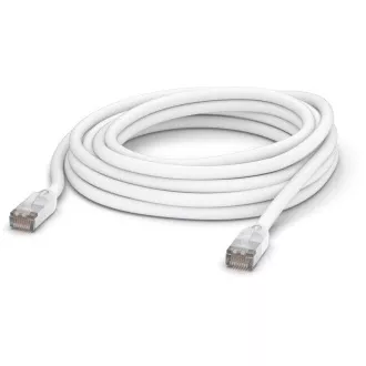 Ubiquiti UACC-Cable-Patch-Outdoor-8M-W, Zunanji povezovalni kabel UniFi, 8 m, Cat5e, bel