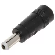 Redukcija za napajalnike enosmernega toka, pretvori 2,1 mm DC priključek v 2,5 mm - ravno