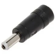 Redukcija za napajalnike enosmernega toka, pretvori 2,1 mm DC priključek v 2,5 mm - ravno