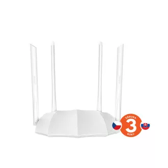 Tenda AC5 WiFi AC Router 1200Mb/, WISP, univerzalni repetitor, Tenda CZ aplikacija, 4x 6dBi antene