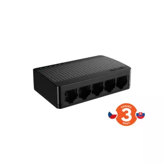 Tenda SG105M - Gigabitno namizno ethernetno mini stikalo, 10/100/1000 Mb/s, 10Gb/s, brez ventilatorja