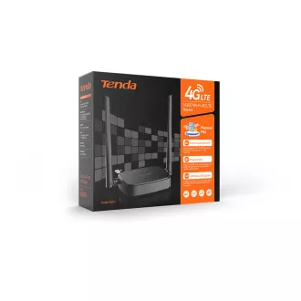 Tenda 4G05 Wi-Fi N300 4G/3G LTE usmerjevalnik, 2x WAN/LAN, 1x nanoSIM, IPv6, VPN, LTE Cat.4, CZ App Tenda 4G05 Wi-Fi N300 4G/3G LTE usmerjevalnik, 2x WAN/LAN, 1x nanoSIM, IPv6, VPN, LTE Cat.4, CZ App
