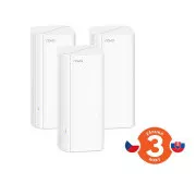 Tenda Nova EX12 (3 paketi) WiFi6 AX3000 Mesh Gigabit sistem, 9xGLAN/GWAN, WPA3, VPN, aplikacija SMART CZ