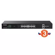 Tenda TEG1120P-16-150W PoE  Gigabitno stikalo 16x 1Gbps PoE  802.3af/at   2x SFP   2x RJ45, 135W, Rack