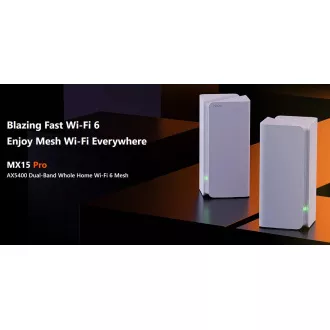 Tenda Nova MX15 Pro (2 paketa) WiFi 6 AX5400 Mesh Gigabitni sistem, 6x GLAN/GWAN, WPA3, VPN, CZ aplikacija Tenda Nova MX15 Pro (2 paketa) WiFi 6 AX5400 Mesh Gigabitni sistem, 6x GLAN/GWAN, WPA3, VPN, CZ aplikacija