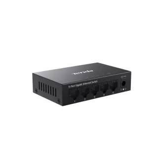 Tenda TEG1005M - 5x 10/100/1000 Mbps kovinsko stikalo, brez ventilatorja - brez ventilatorja, zaščita 6 kV
