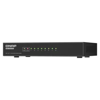 Stikalo QNAP QSW-1108-8T-R2 (8x vrata 2,5GbE, pasivno hlajenje, podpora 100M/ 1G/ 2,5G)