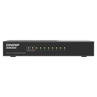 Stikalo QNAP QSW-1108-8T-R2 (8x vrata 2,5GbE, pasivno hlajenje, podpora 100M/ 1G/ 2,5G)