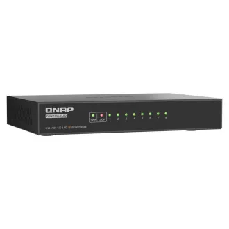 Stikalo QNAP QSW-1108-8T-R2 (8x vrata 2,5GbE, pasivno hlajenje, podpora 100M/ 1G/ 2,5G)