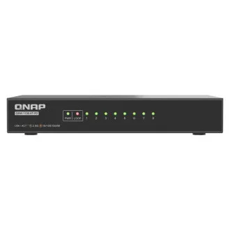 Stikalo QNAP QSW-1108-8T-R2 (8x vrata 2,5GbE, pasivno hlajenje, podpora 100M/ 1G/ 2,5G)
