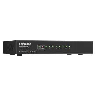 Stikalo QNAP QSW-1108-8T-R2 (8x vrata 2,5GbE, pasivno hlajenje, podpora 100M/ 1G/ 2,5G)