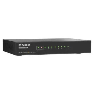 Stikalo QNAP QSW-1108-8T-R2 (8x vrata 2,5GbE, pasivno hlajenje, podpora 100M/ 1G/ 2,5G)