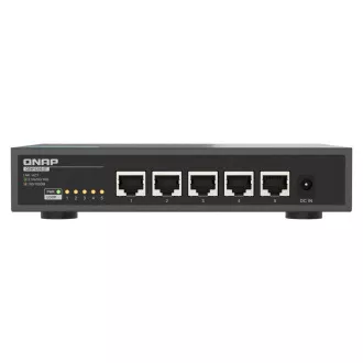 Stikalo QNAP QSW-3205-5T (5x 10GbE, pasivno hlajenje, podpora 100M/ 1G/ 2,5G/ 5G in 10G)